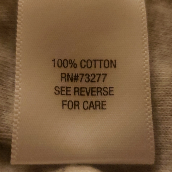 NWT Croft & Barrow Graphic Tee T-Shirt Beach Casual New Grey 100% Cotton EUC - Picture 5 of 5